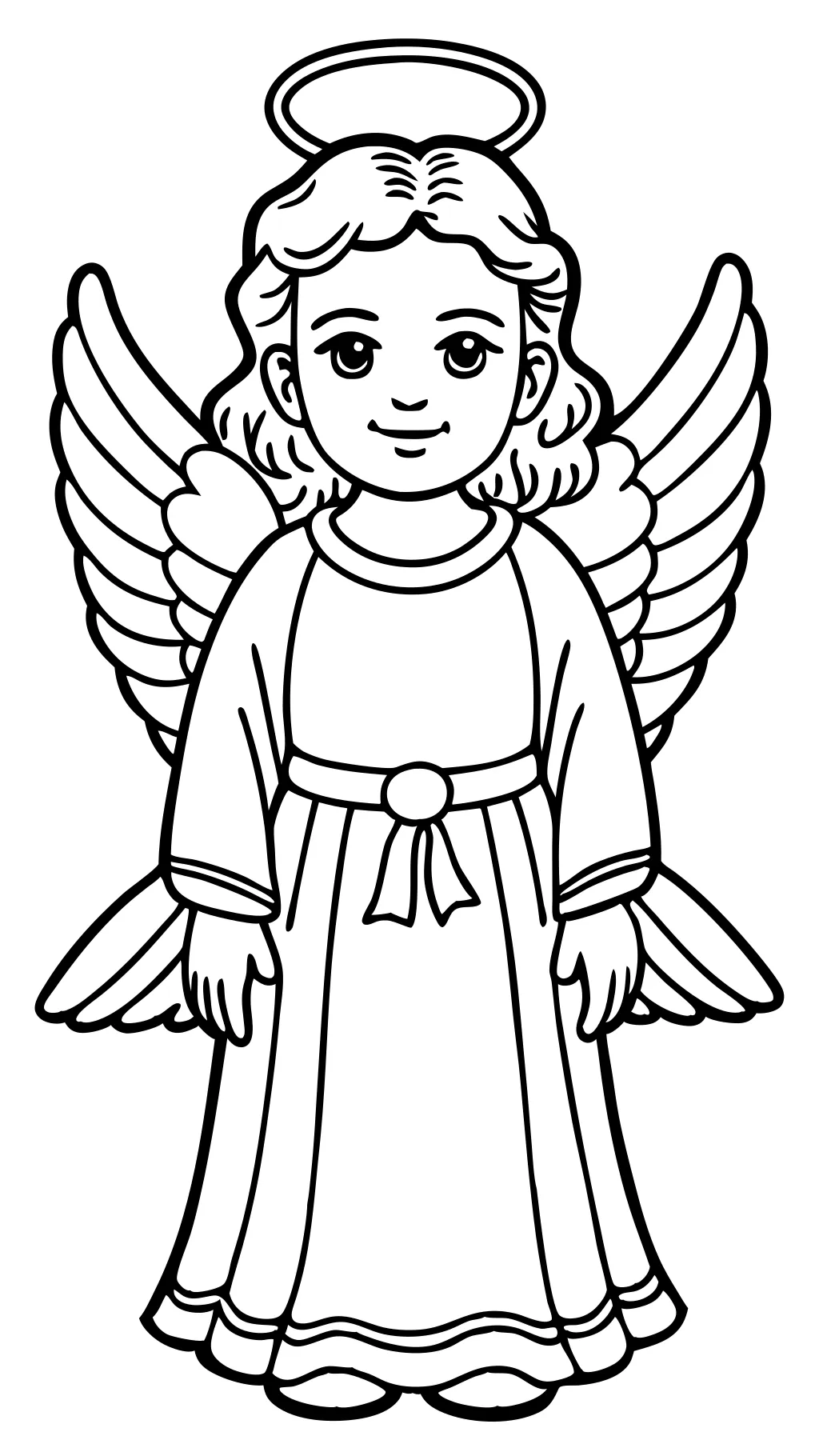 printable angel coloring pages